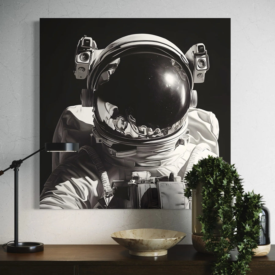 Astronauta Blanco y Negro