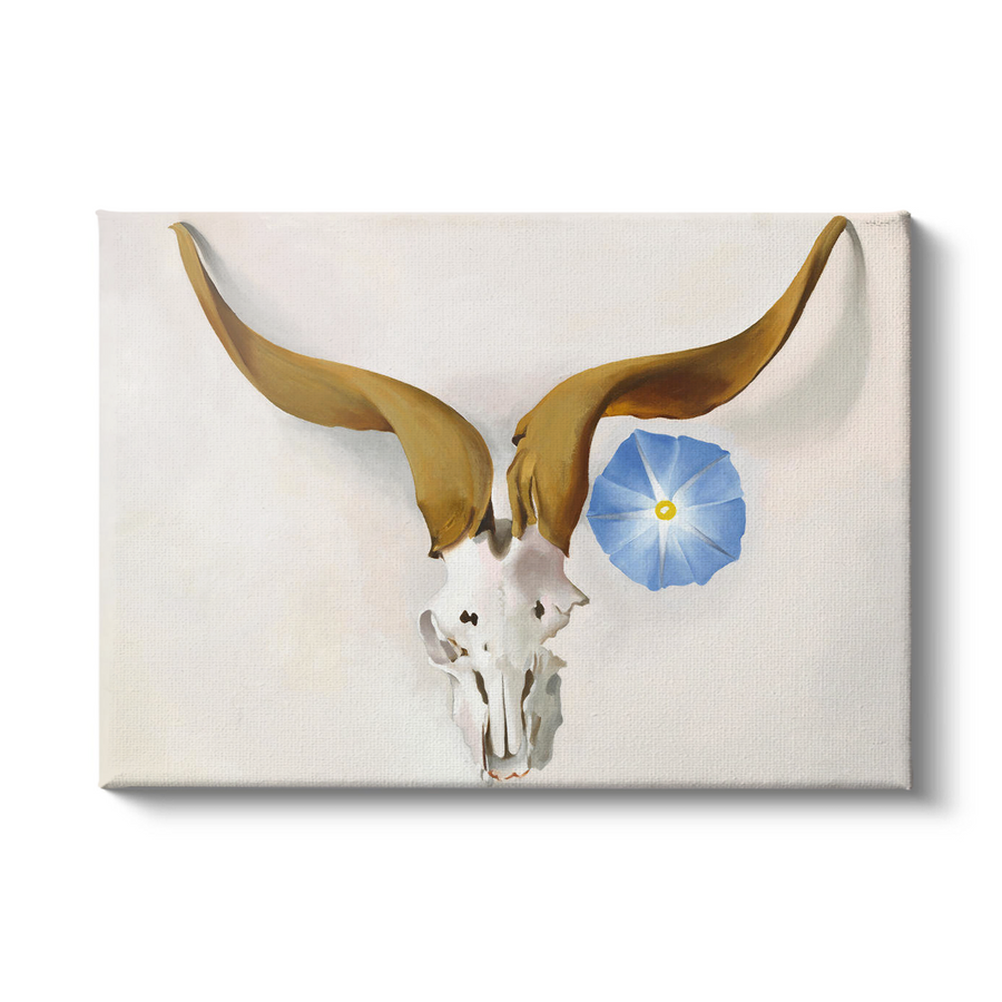 Ram's Head, Blue Morning Glory, 1938 - Georgia O'Keeffe