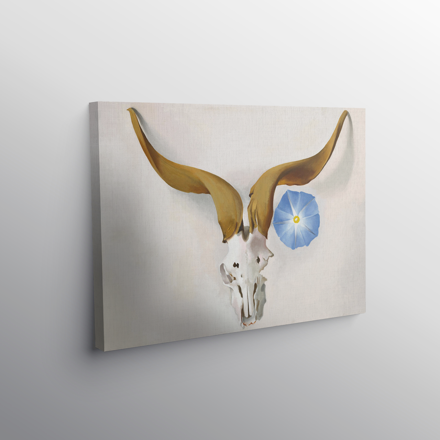 Ram's Head, Blue Morning Glory, 1938 - Georgia O'Keeffe