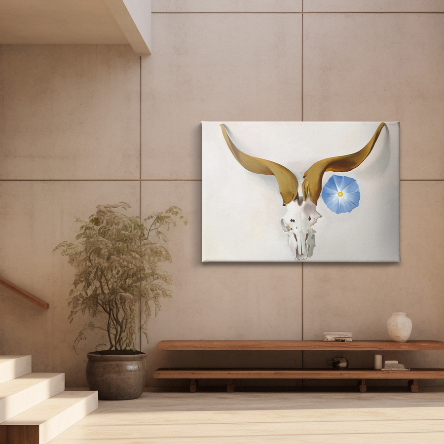Ram's Head, Blue Morning Glory, 1938 - Georgia O'Keeffe