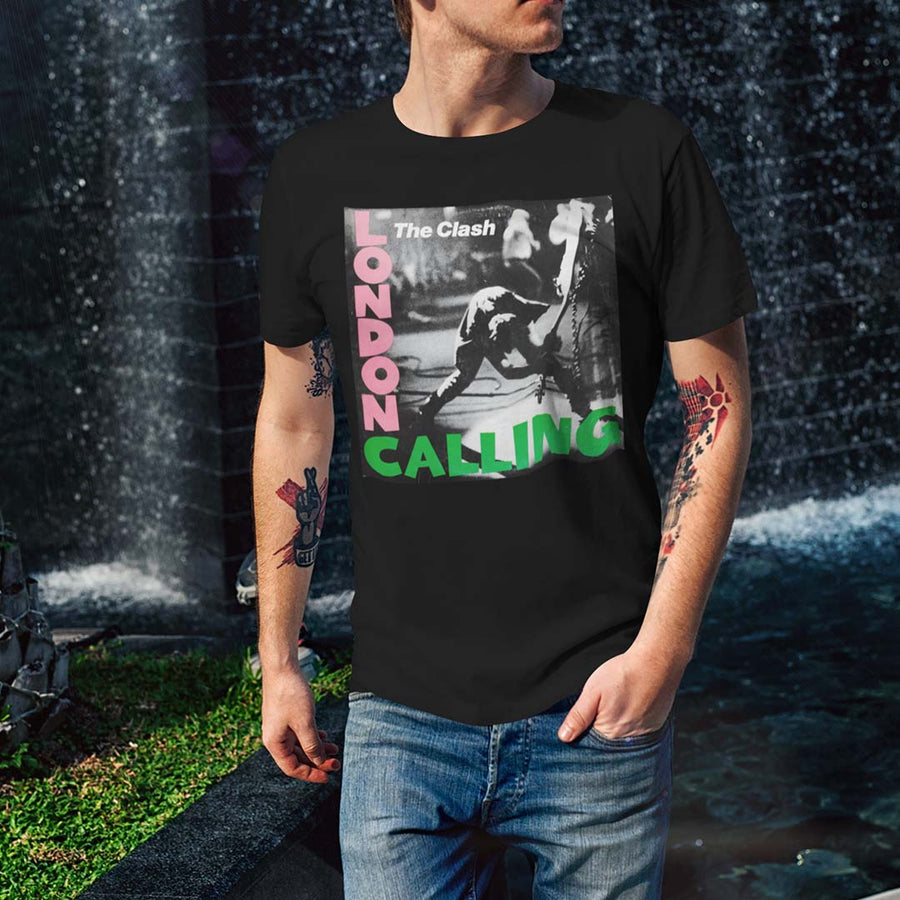 The Clash, London Calling - Playera de manga corta