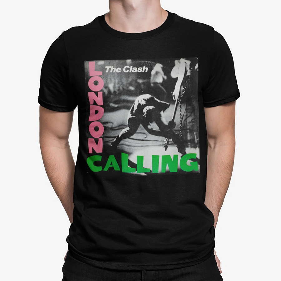 The Clash, London Calling - Playera de manga corta