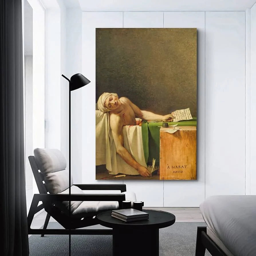 La muerte de Marat  - Jacques-Louis David