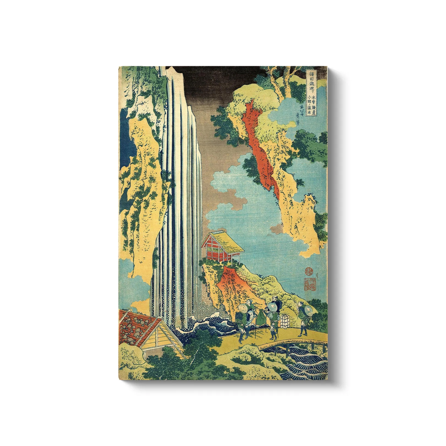 Cataratas Ono en la carretera Kiso Kaido (c. 1833) - Katsushika Hokusai