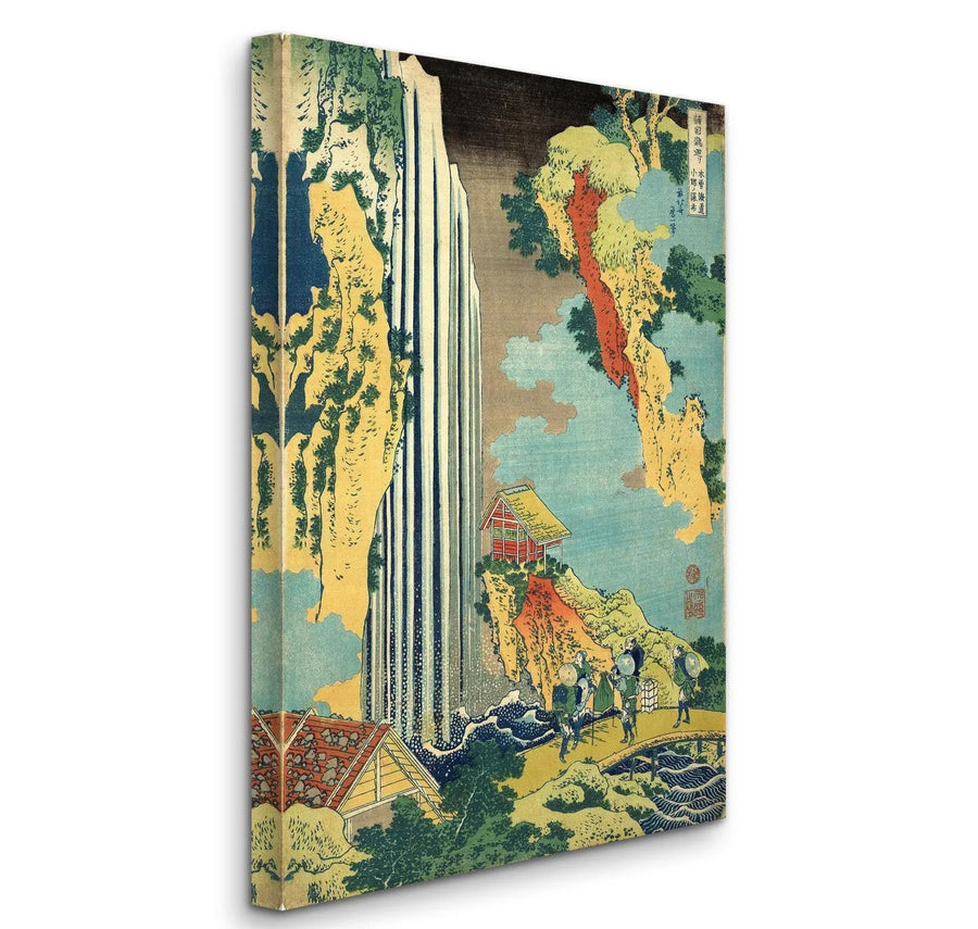 Cataratas Ono en la carretera Kiso Kaido (c. 1833) - Katsushika Hokusai
