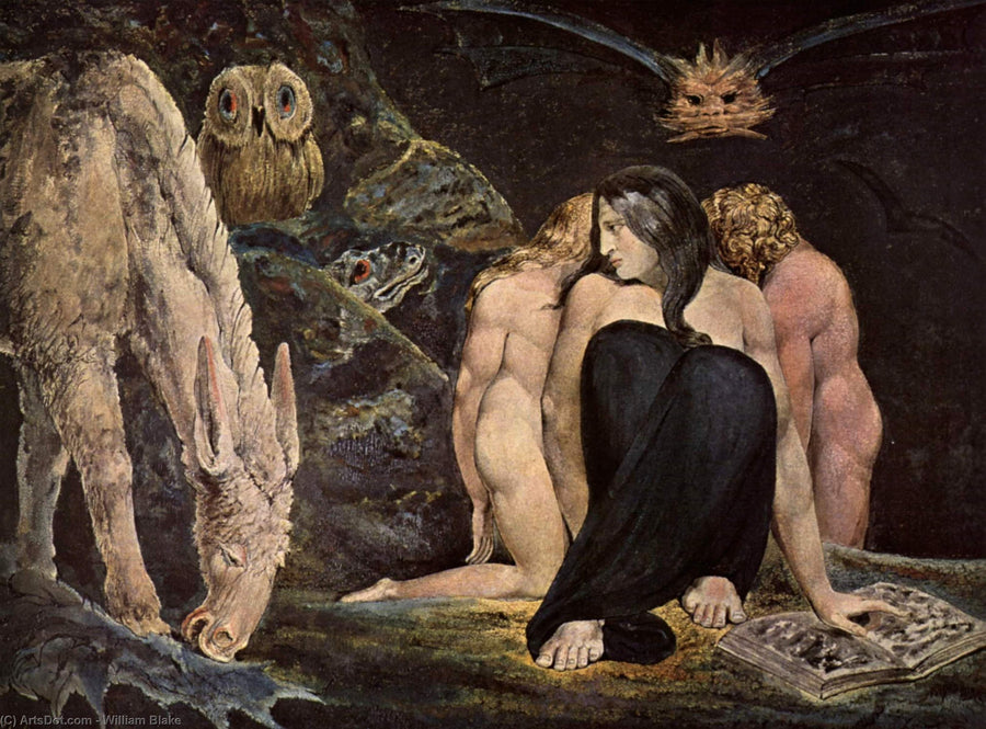Hecate Or The Three Fates - William Blake