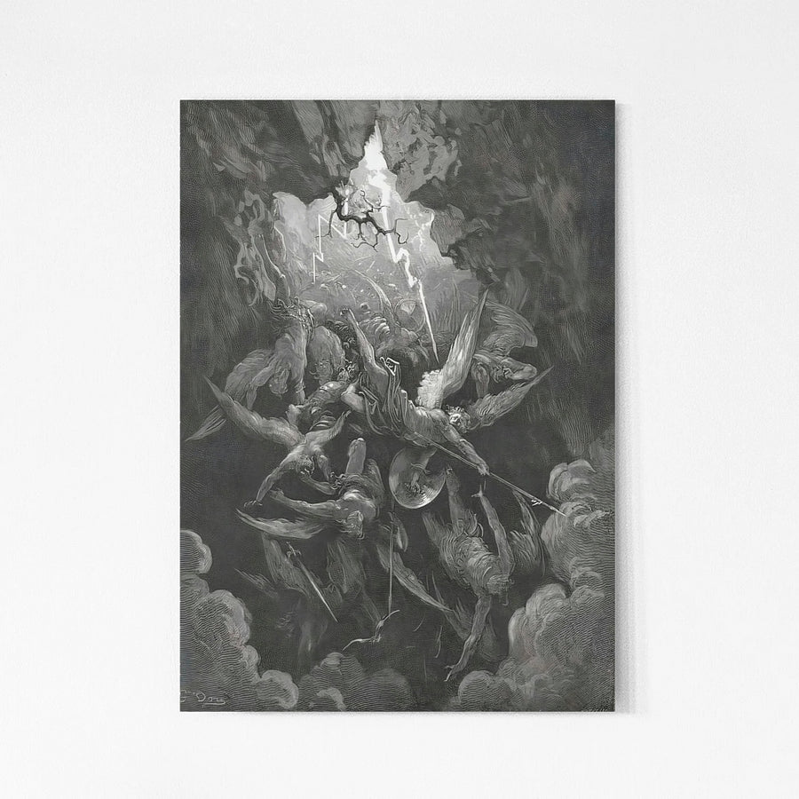 Hell at Last from Paradise Lost Series  - Gustave Doré