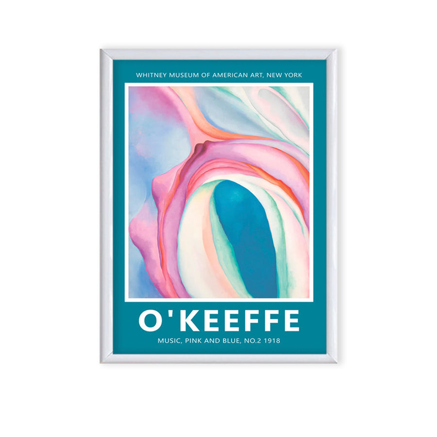 Georgia O'Keeffe - Music, Pink and Blue, 1918.