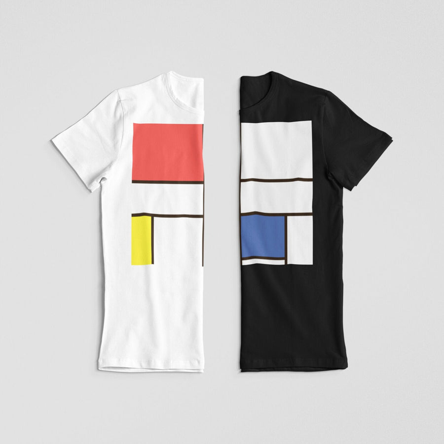 Piet Mondrian - Playera de manga corta