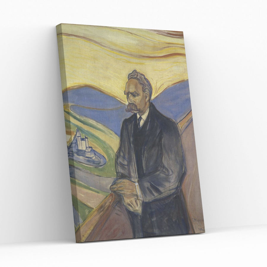 Retrato de Friedrich Nietzsche - Edvard Munch