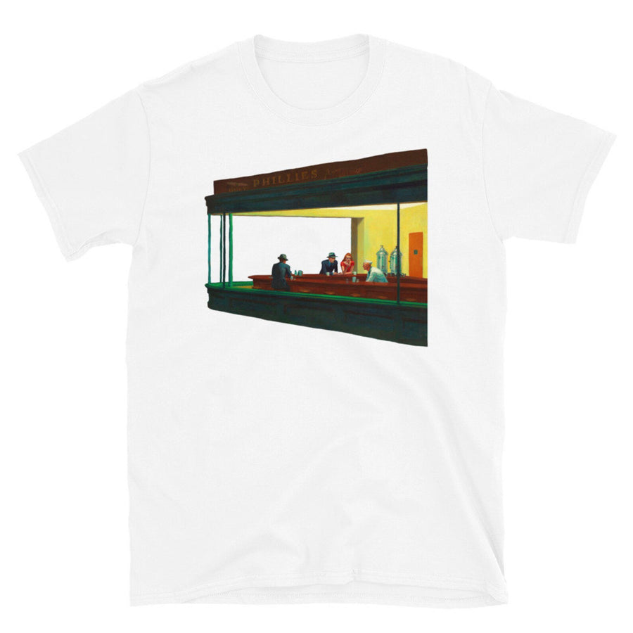 Nighthawks, Edward Hopper - Playera de manga corta