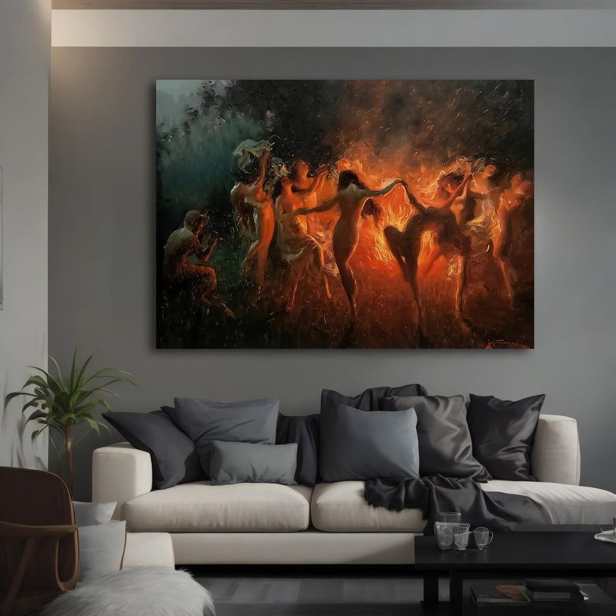 Danza del fuego - Joseph Tomanek (1889)