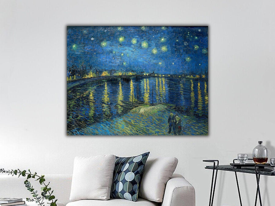 Noche estrellada sobre el Ródano - V. Van Gogh