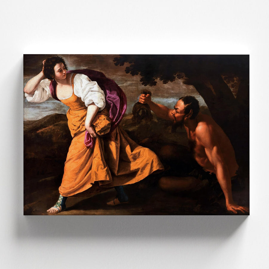 Corisca y el sátiro (1630-35)  - Artemisia Gentileschi
