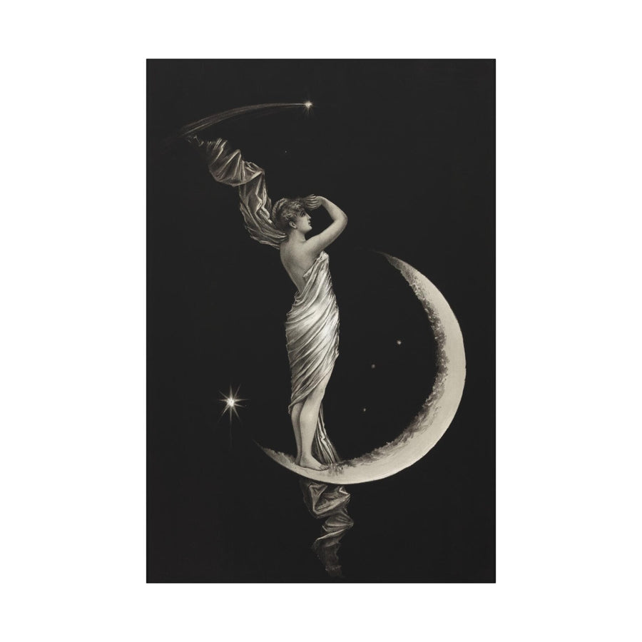 The Universal Favorite (1889) de Geo H Walker Mujer y Luna