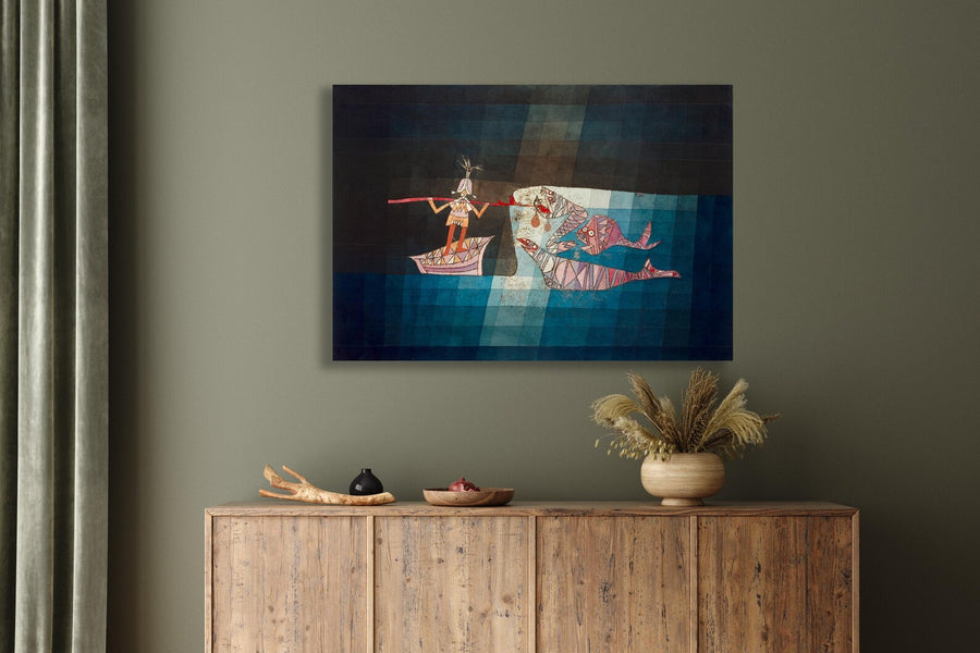 El viaje en el mar - Paul Klee (1923)