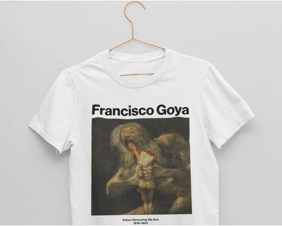 Saturno Devorando a su Hijo, Francisco De Goya - Playera de manga corta