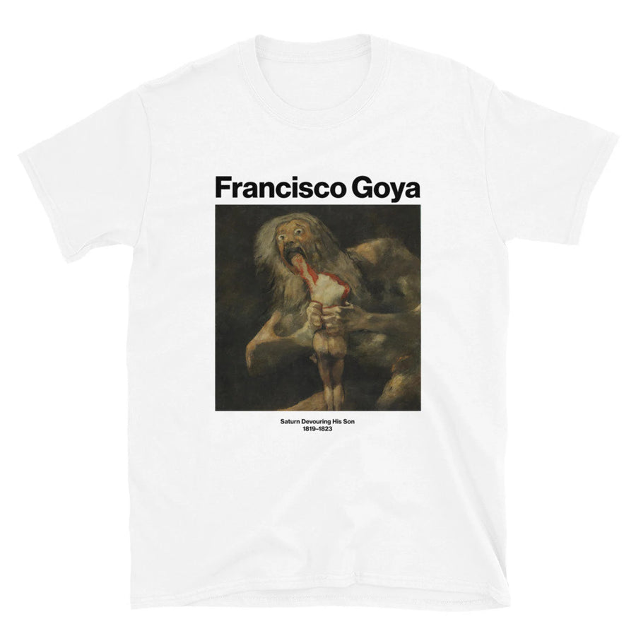 Saturno Devorando a su Hijo, Francisco De Goya - Playera de manga corta