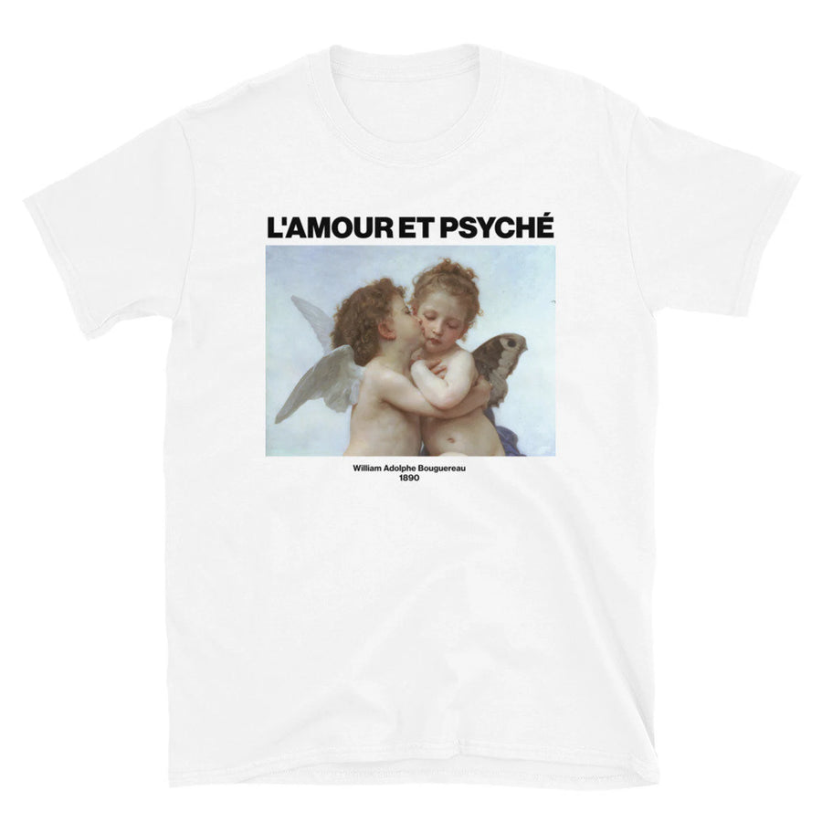 L'Amour et Psyché, William-Adolphe Bouguereau - Playera de manga corta