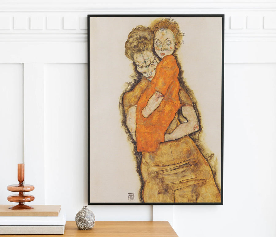 Egon Schiele - Madre e Hijo (1914)