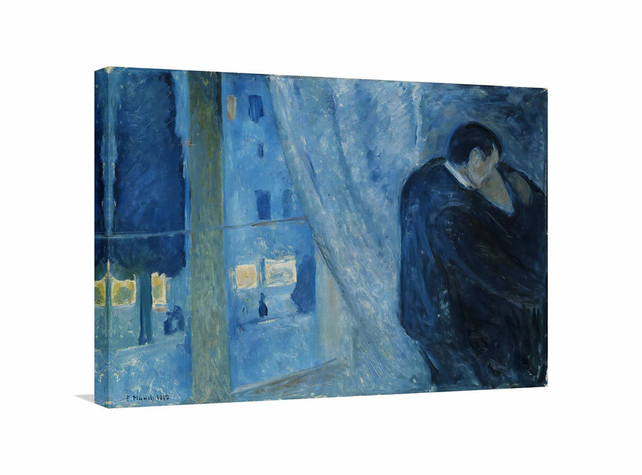 Beso por la ventana (1892) - Edvard Munch