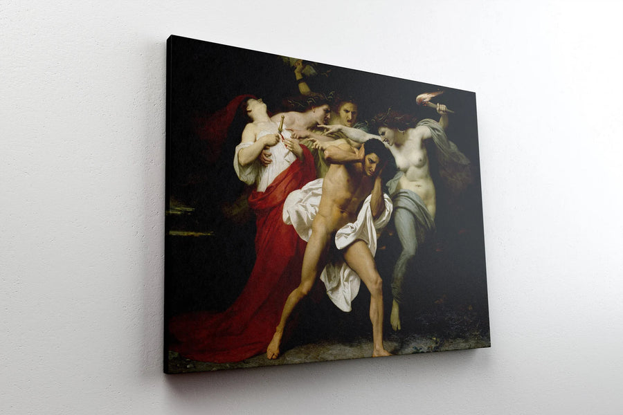 Orestes perseguido por las furias- William Adolphe Bouguereau (1862)