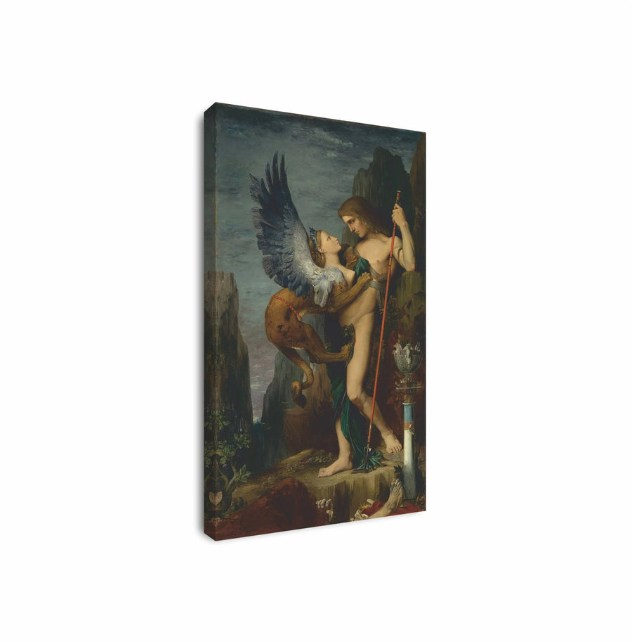 Edipo y la esfinge  - Gustave Moreau