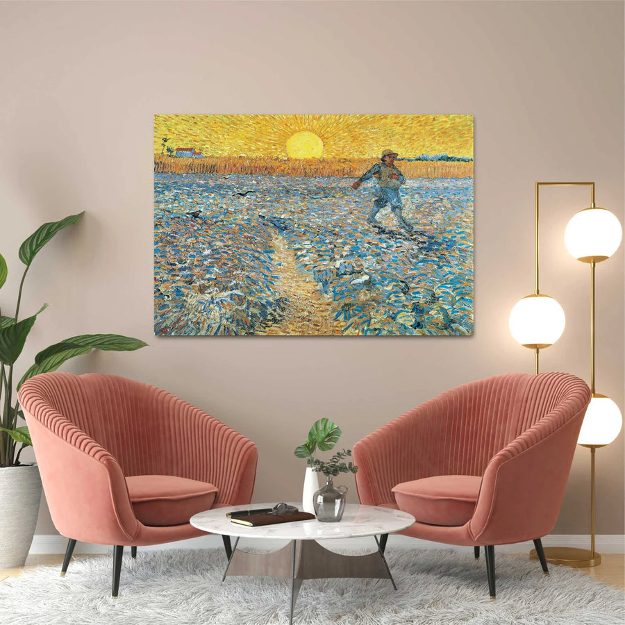 El sembrador al atardecer -  Van Gogh
