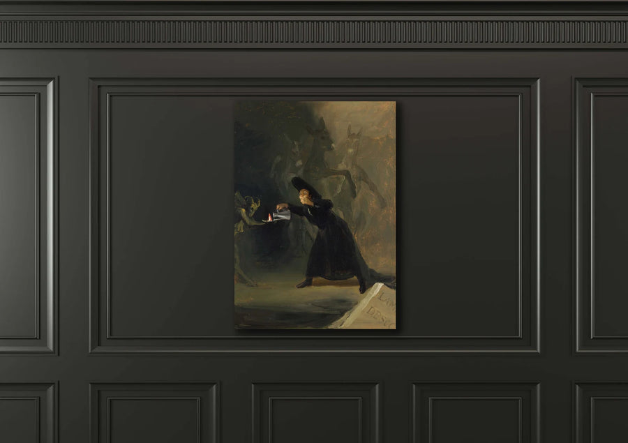 El hombre embrujado (1798) - Francisco de Goya