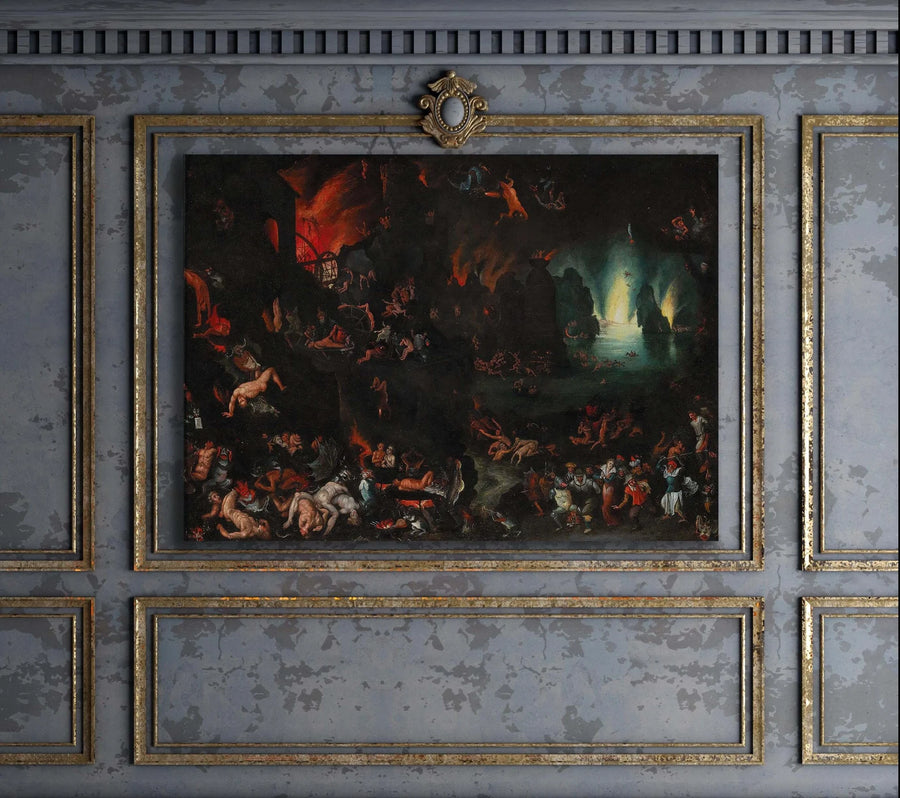 Una escena del infierno - Jan Brueghel The Elder