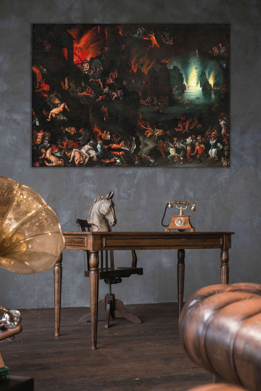 Una escena del infierno - Jan Brueghel The Elder
