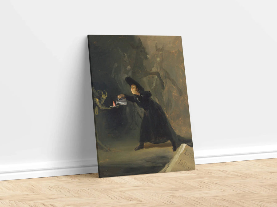 El hombre embrujado (1798) - Francisco de Goya