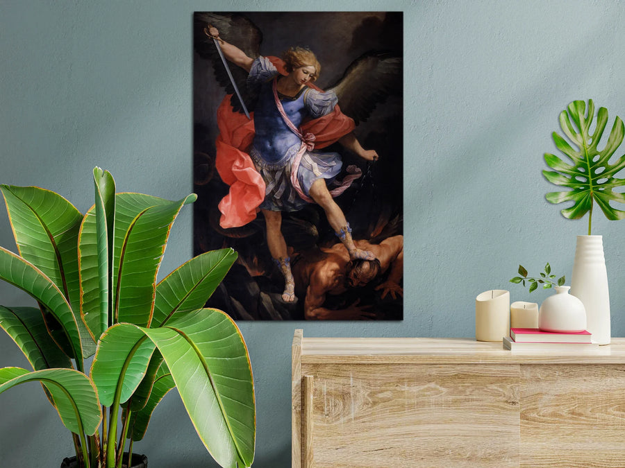 Erzengel San Miguel Arcángel derrotando a Satanás  - Guido Reni
