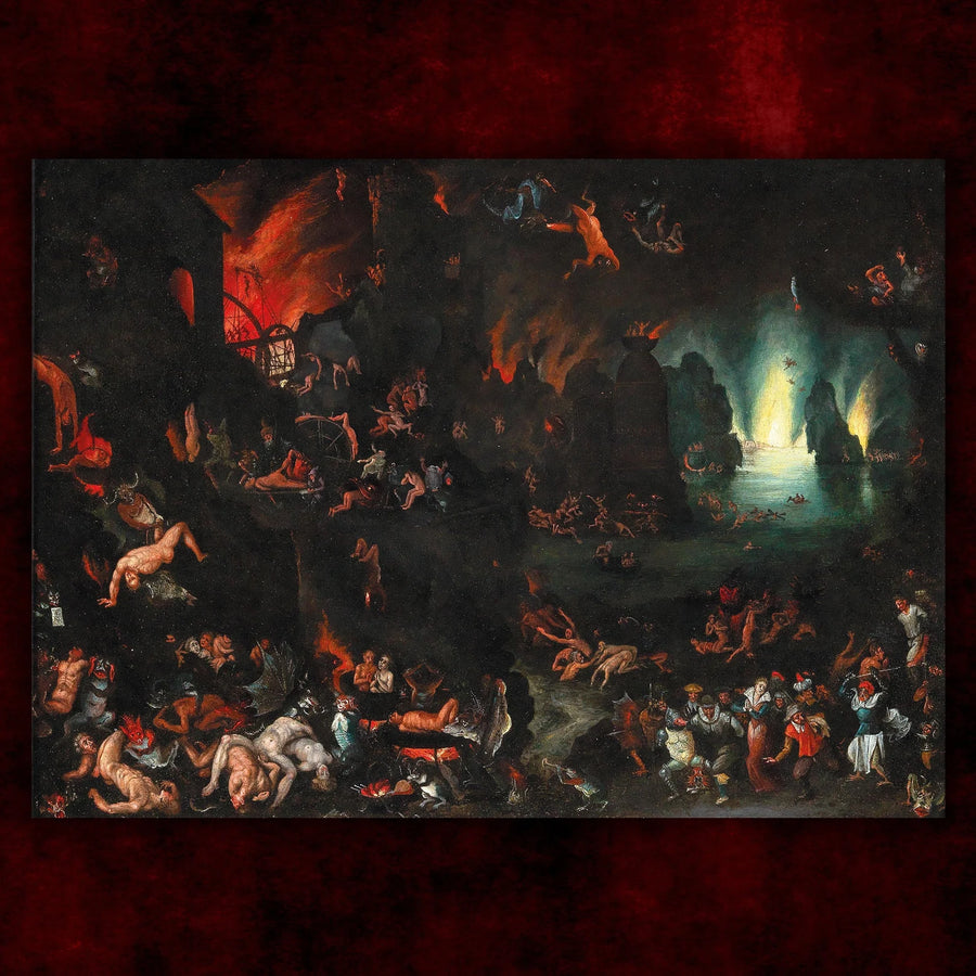 Una escena del infierno - Jan Brueghel The Elder