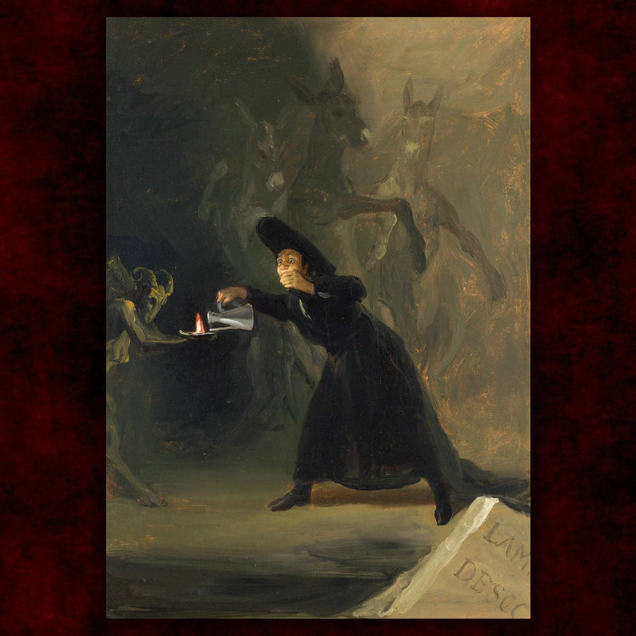 El hombre embrujado (1798) - Francisco de Goya