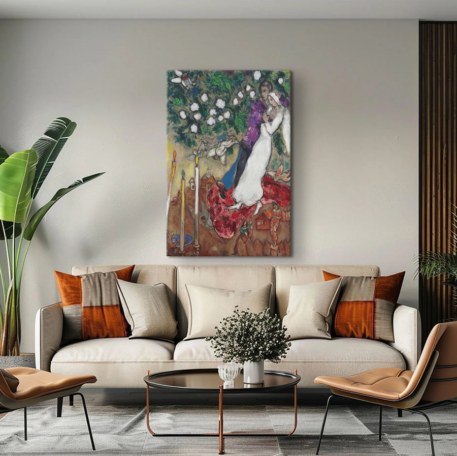 Las tres velas - Marc Chagall