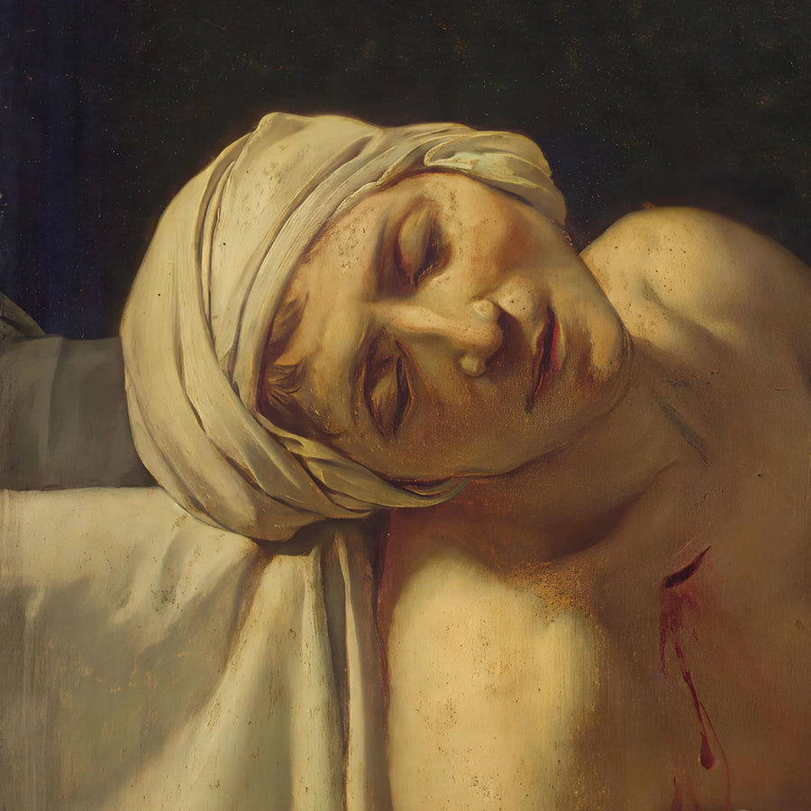 La muerte de Marat  - Jacques-Louis David
