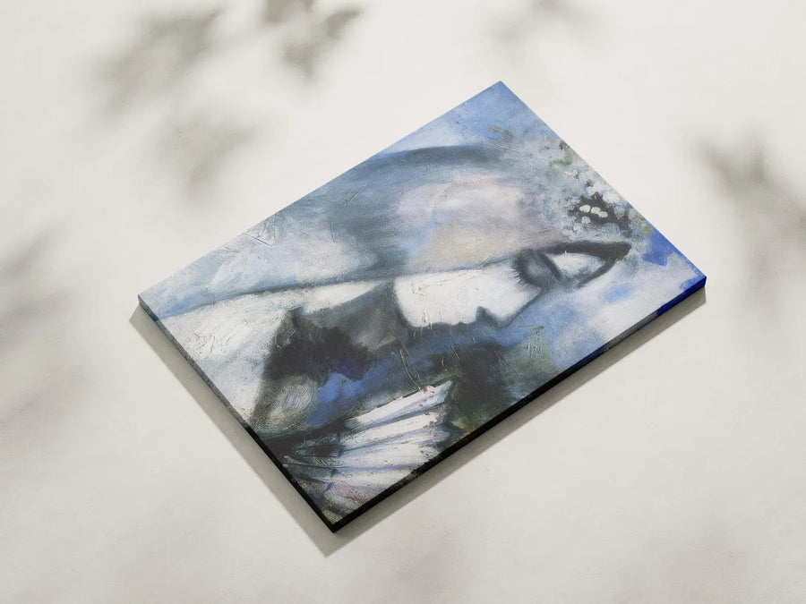 Novia con abanico - Marc Chagall