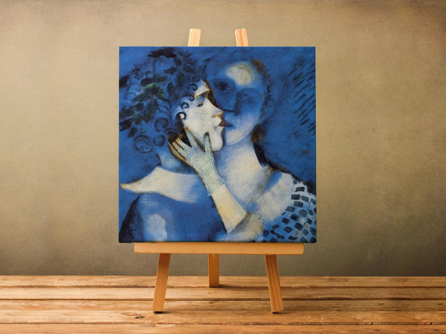 Amantes del azul - Marc Chagall