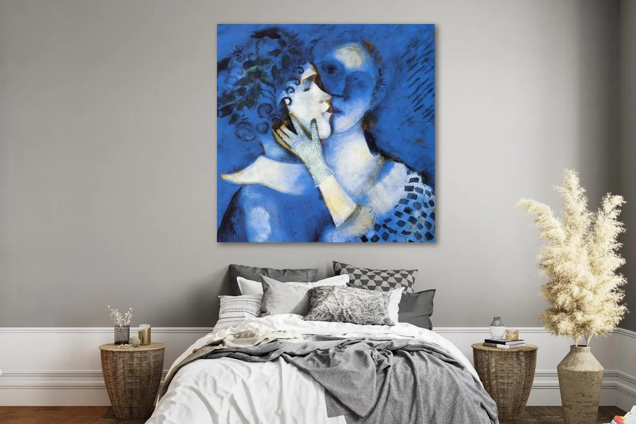 Amantes del azul - Marc Chagall