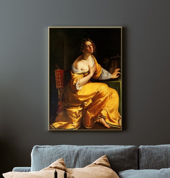 Autorretrato como María Magdalena (1616)   - Artemisia Gentileschi