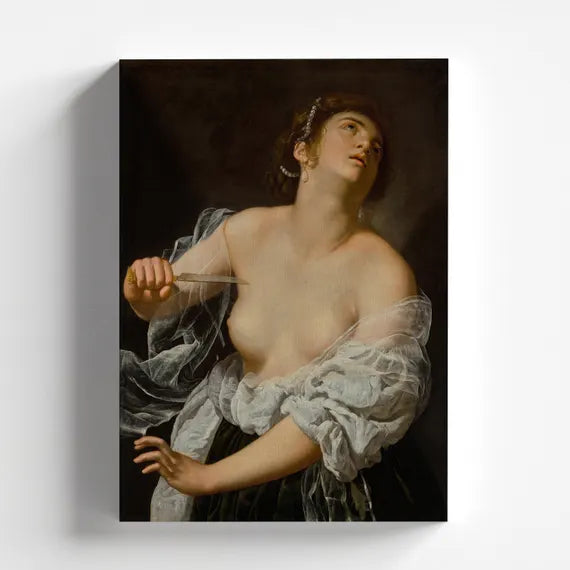 Lucrecia (1627) - Artemisia Gentileschi
