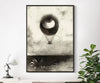 El ojo como un globo extraño se monta hacia el infinito (1882) - Odilon Redon