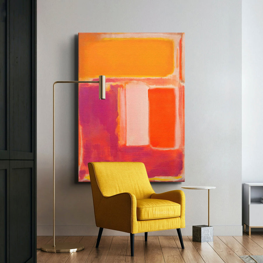 Amarillo, Cereza, Lienzo Naranja - Mark Rothko