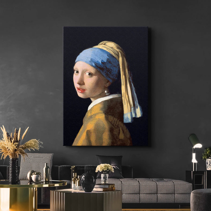 La joven con un pendiente de perla - Johannes Vermeer