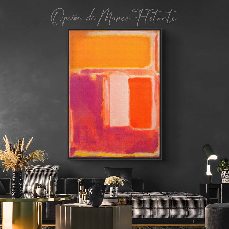 Amarillo, Cereza, Lienzo Naranja - Mark Rothko