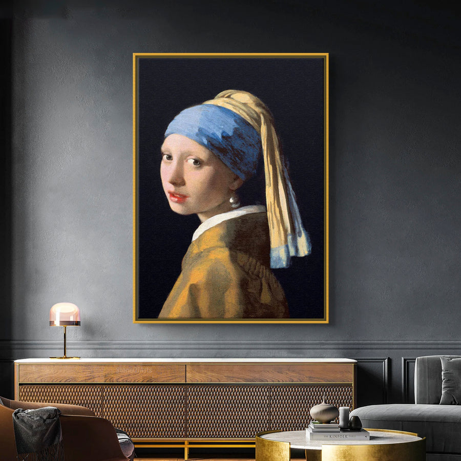 La joven con un pendiente de perla - Johannes Vermeer