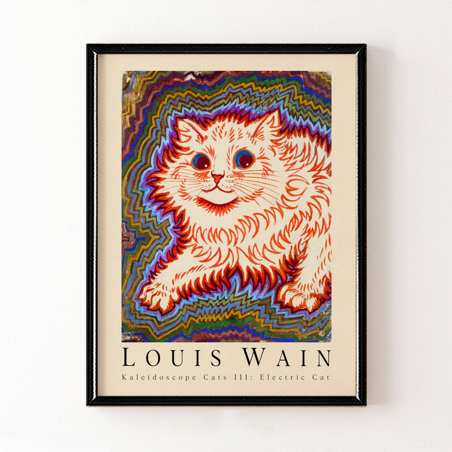 Kaleidoscope Cats III Electric Cat - Louis Wain