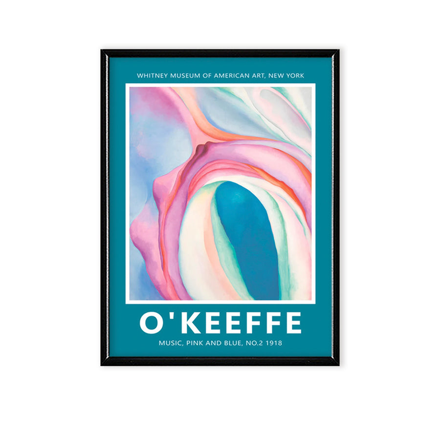 Georgia O'Keeffe - Music, Pink and Blue, 1918.