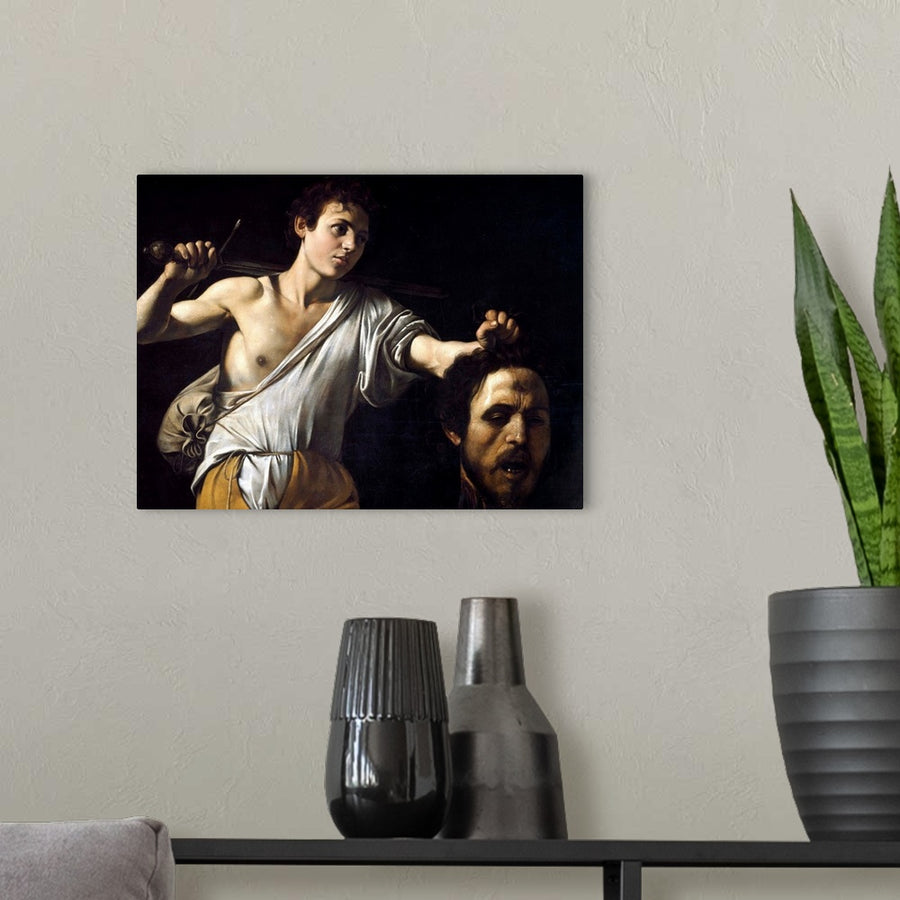 David con la cabeza de Goliat - Caravaggio (horizontal)